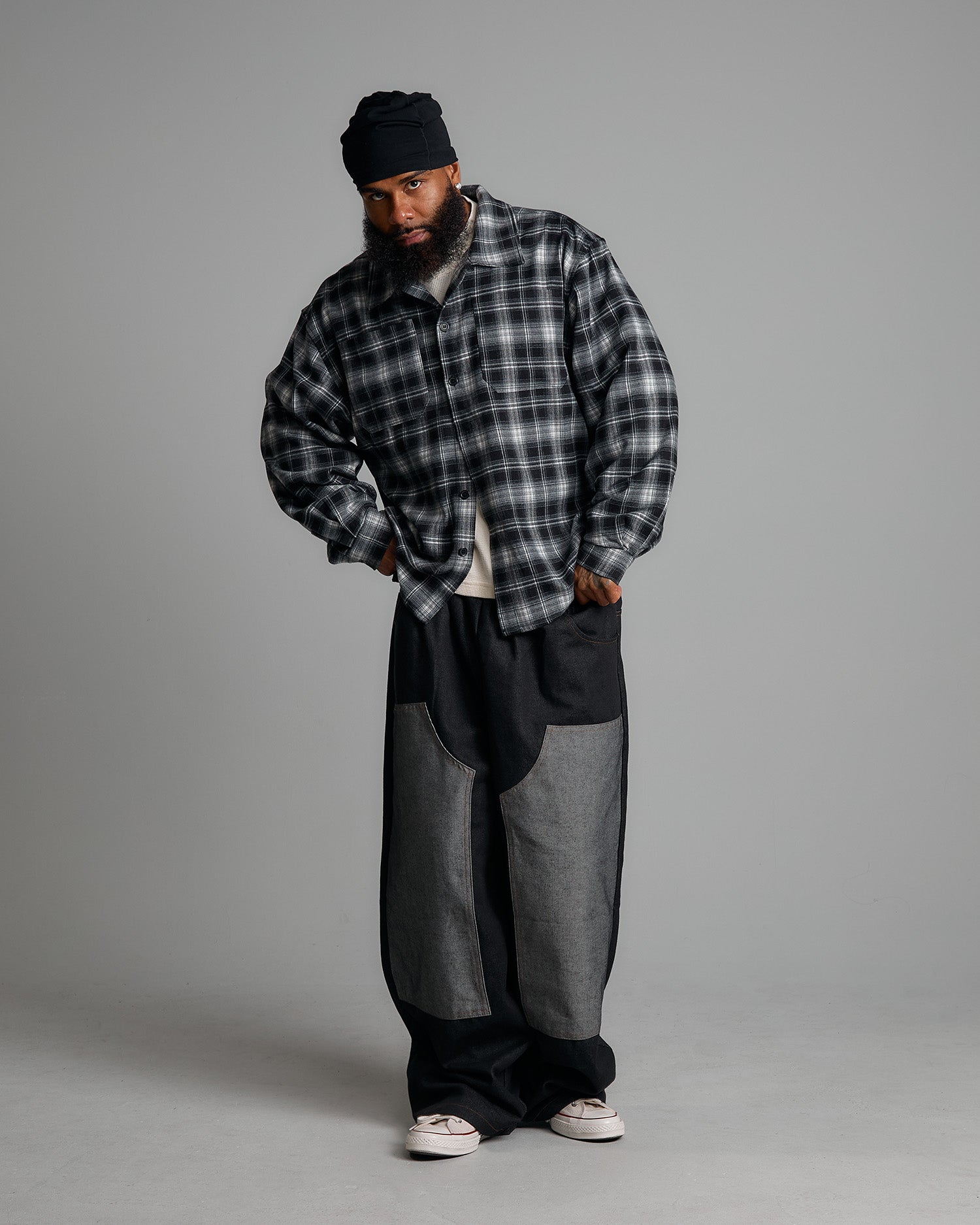 PlaidShirt_Black_Fullbody001